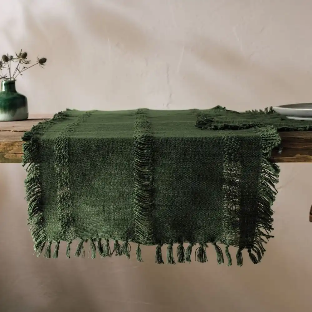 Alternative view of Danica Heirloom Ravel Table Runner | Cedar