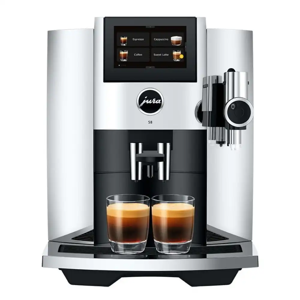 Jura S8 Automatic Coffee Machine | Chrome