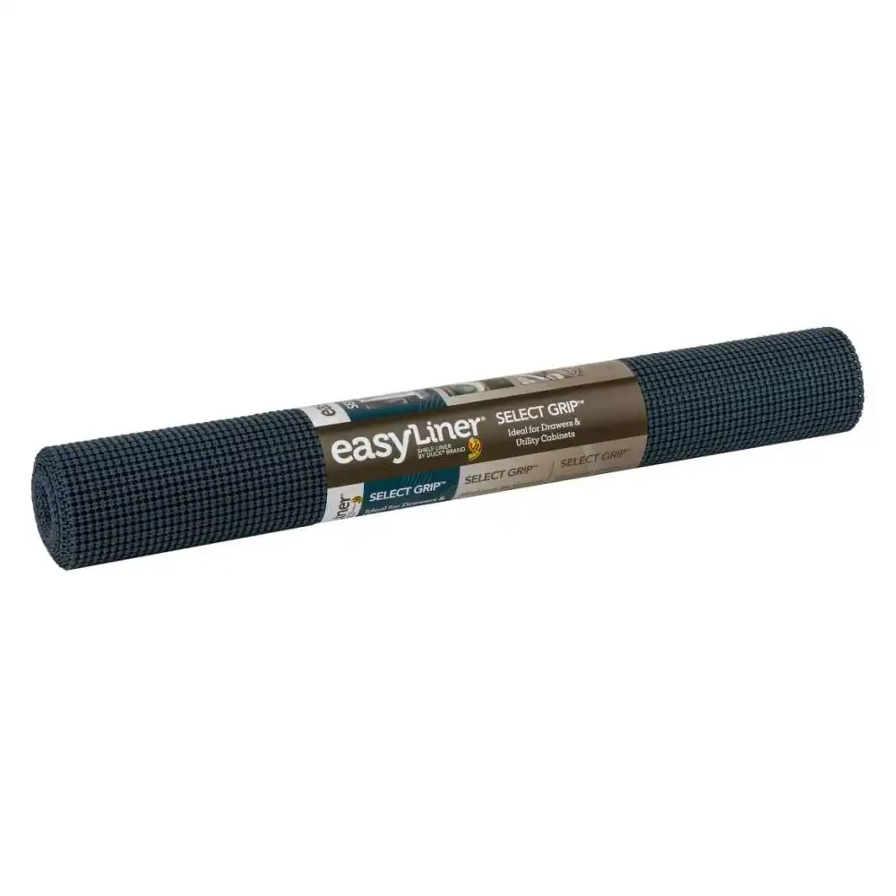 Alternative view of Duck Brand Easy Liner Select Grip 20" x 6' Shelf Liner | Navy Blue