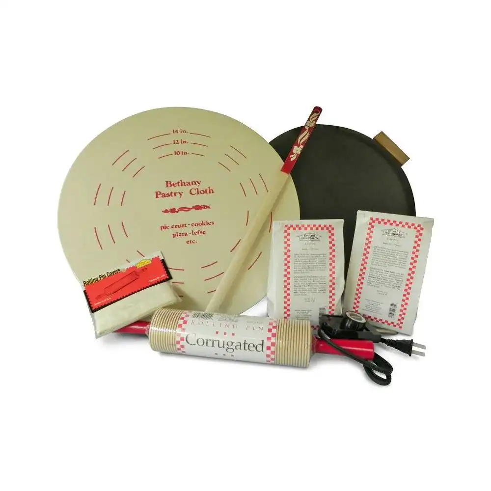 Alternative view of Bethany Housewares Silverstone Lefse Griddle + Starter Kit