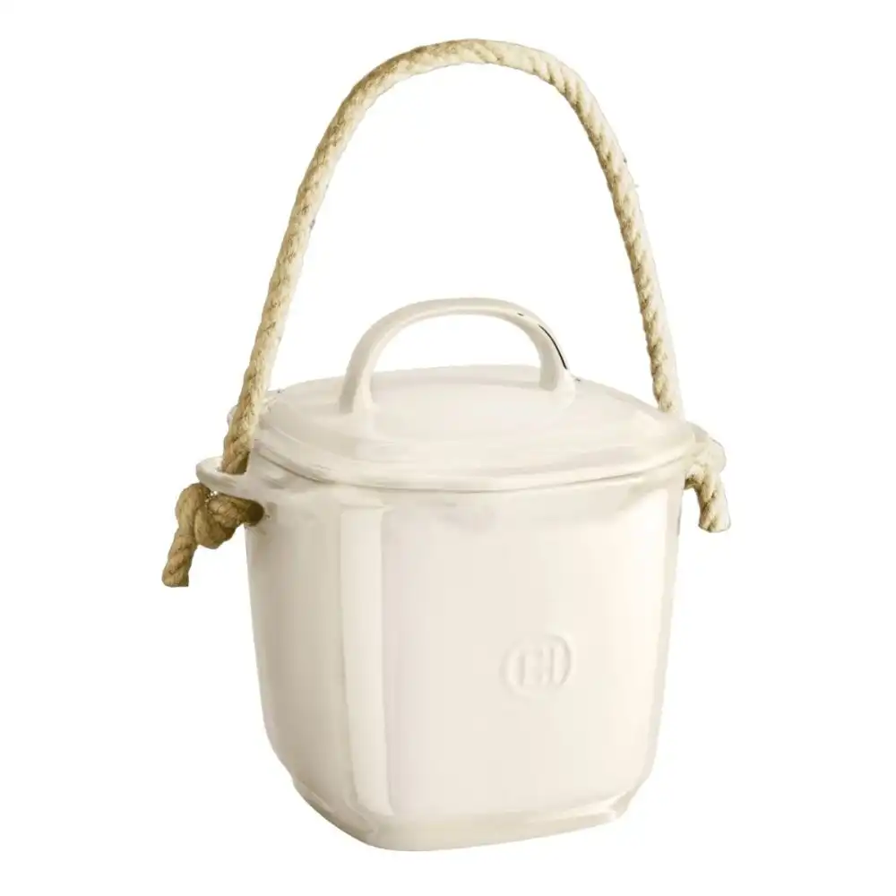 Alternative view of Emile Henry Compost Bin | Clay