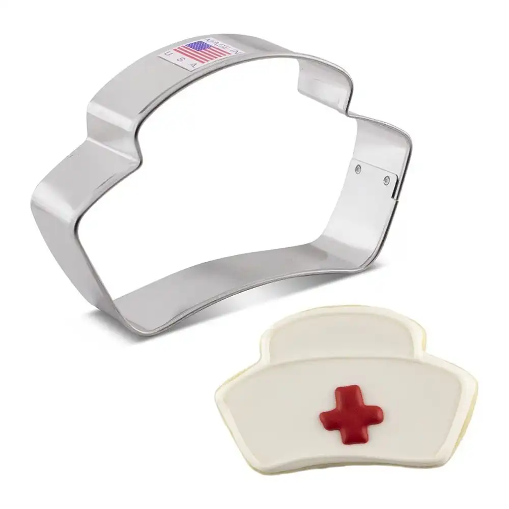 Alternative view of Ann Clark 4" Cookie Cutter | Nurse Hat