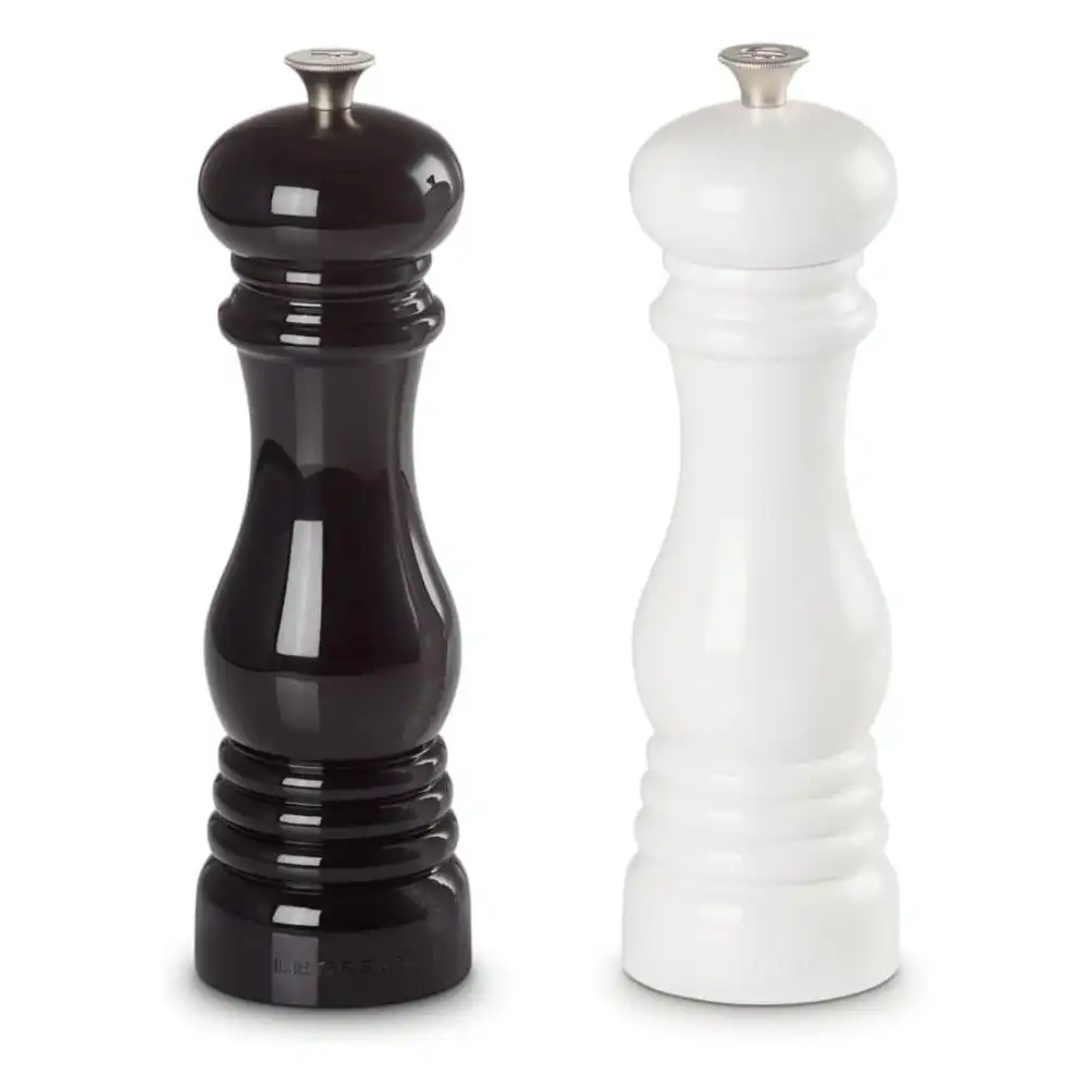 Alternative view of Le Creuset Acrylic Classic Salt And Pepper Mill Set | Black & White