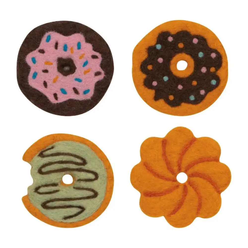 Danica Jubilee Felt Coasters (Set of 4) | Donut