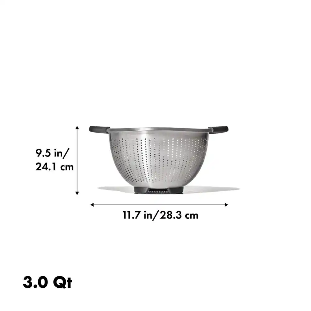 Alternative view of OXO Stainless Steel 3 Quart Colander