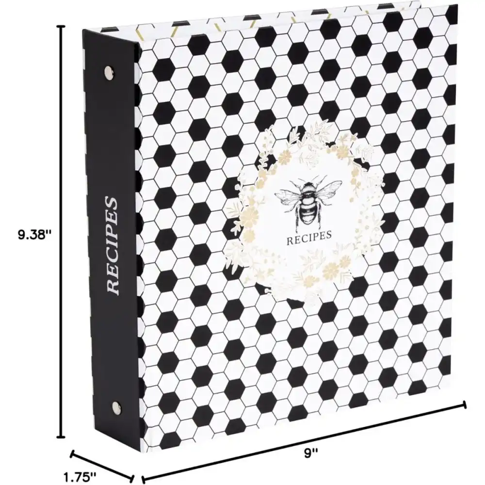 Alternative view of C.R. Gibson Pocket Page Recipe Book | Honeycomb Hive