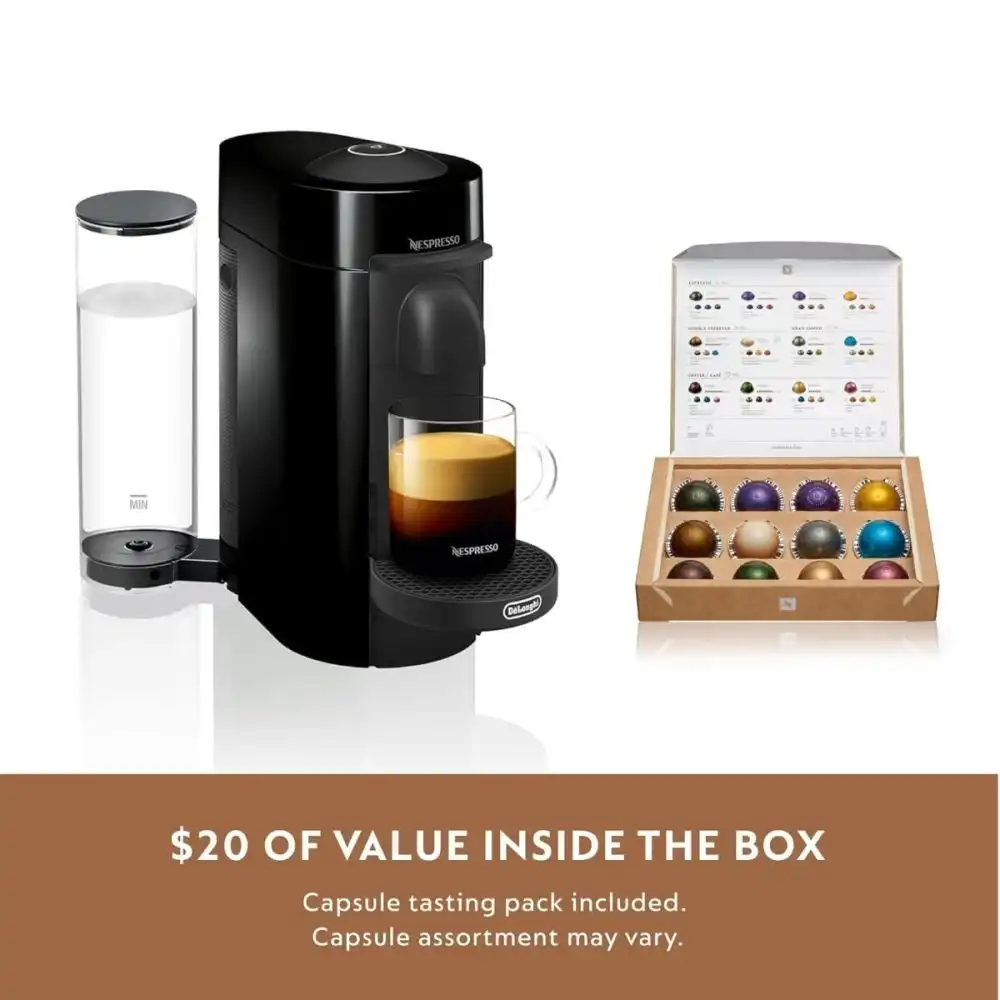 Alternative view of Nespresso Vertuo Plus Coffee and Espresso Machine by De'Longhi | Ink Black