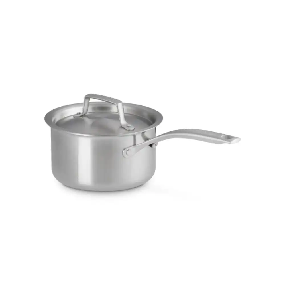 Alternative view of Le Creuset Essential Stainless Steel 2 Qt. Saucepan with Lid