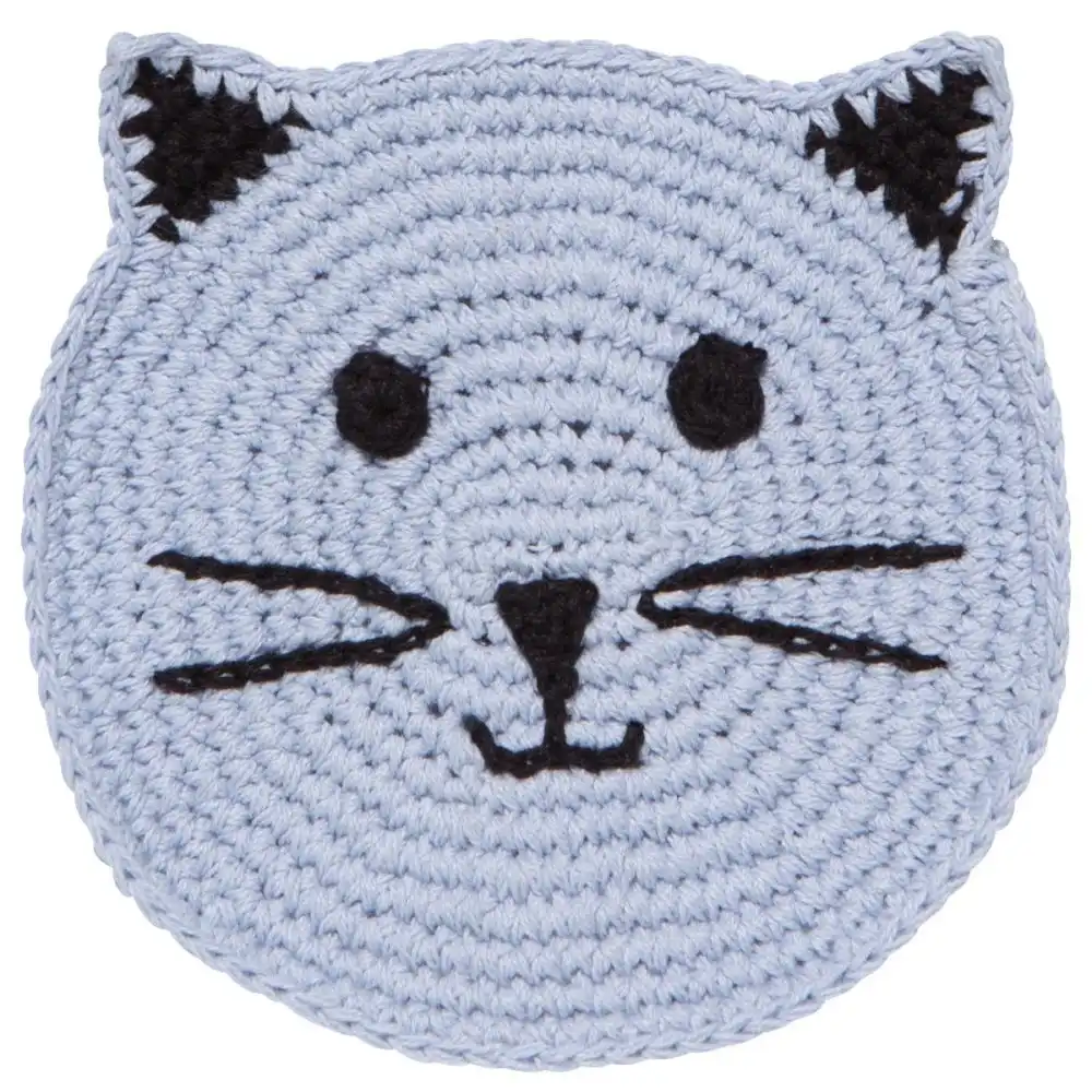 Alternative view of Danica Jubilee Crochet Coasters (Set of 4) | Meow & Furever