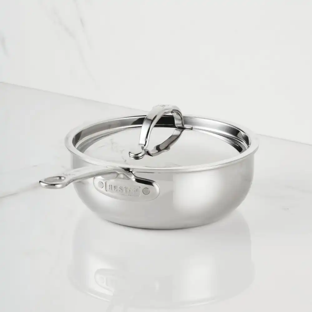 Alternative view of Hestan ProBond® Luxe Stainless Steel Saucier Pan | 2 Qt.
