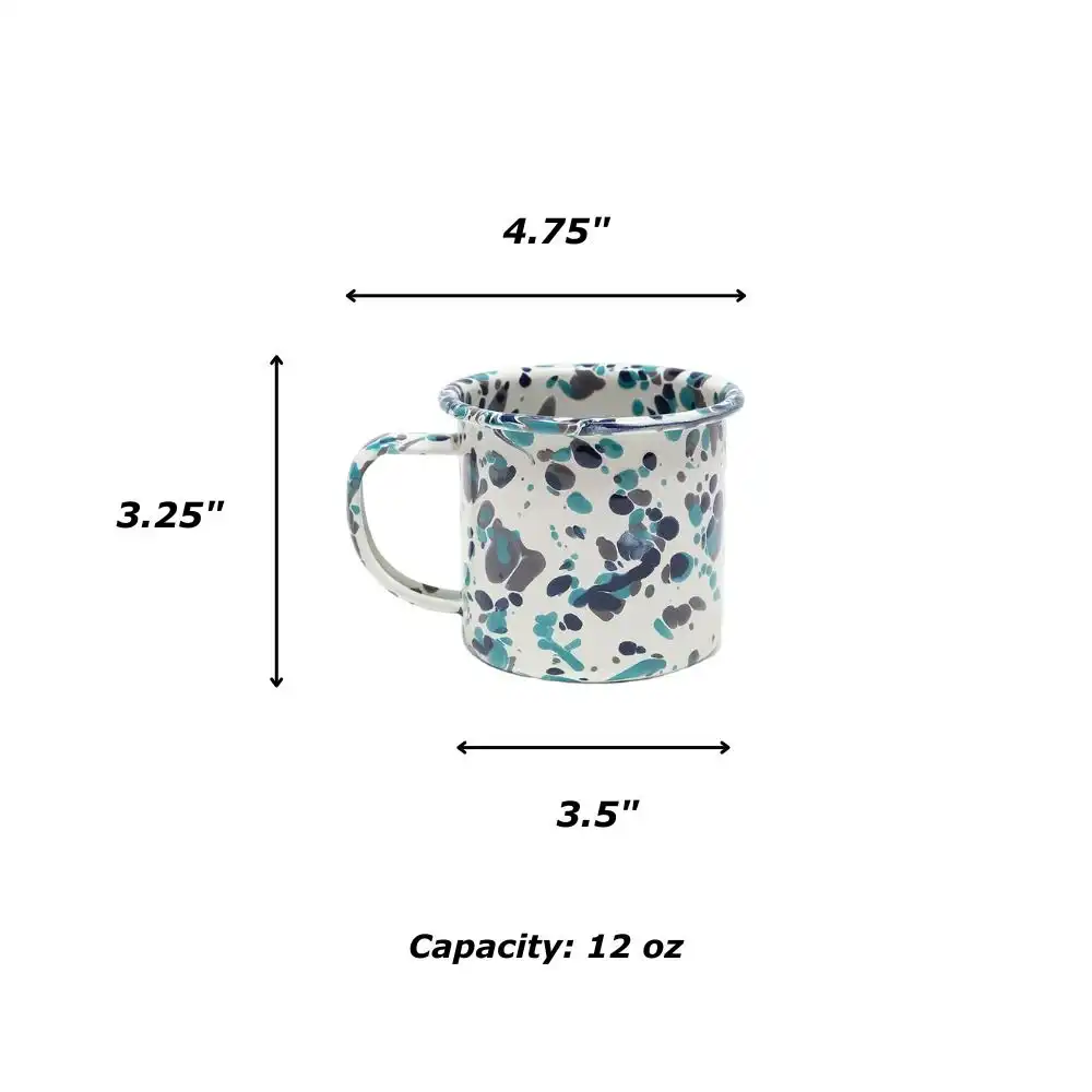 Alternative view of Crow Canyon Catalina 12oz Mug | Blue Tides