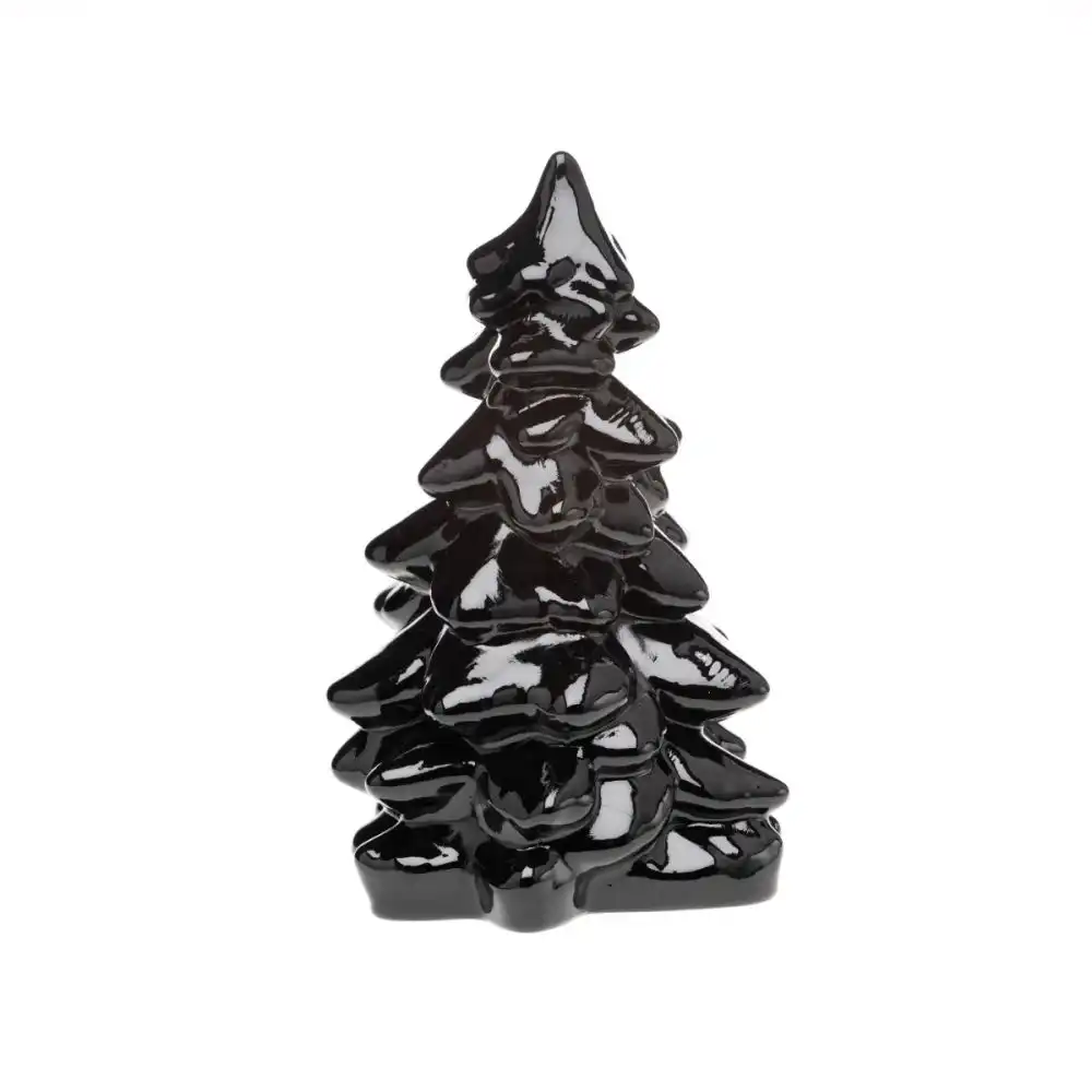 Mosser Glass Holiday Collection 5.5" Tree Figurine | Black Raspberry