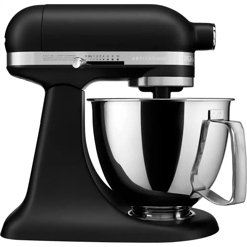 KitchenAid 3.5-Quart Artisan Mini Plus Tilt-Head Stand Mixer | Black Matte