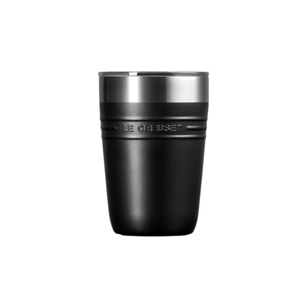 Le Creuset On The Go 14oz Stainless Steel Tumbler | Licorice