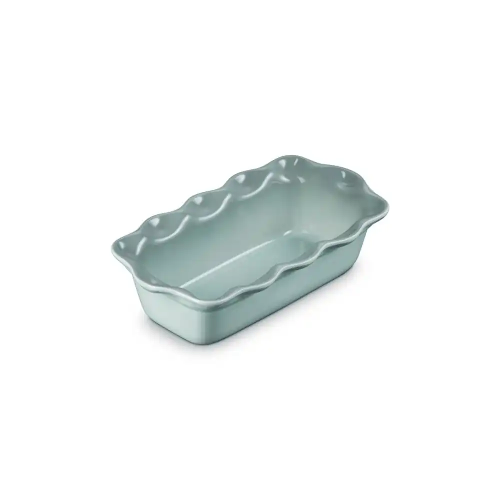 Le Creuset Heritage 9" Fluted Loaf Pan | Sea Salt