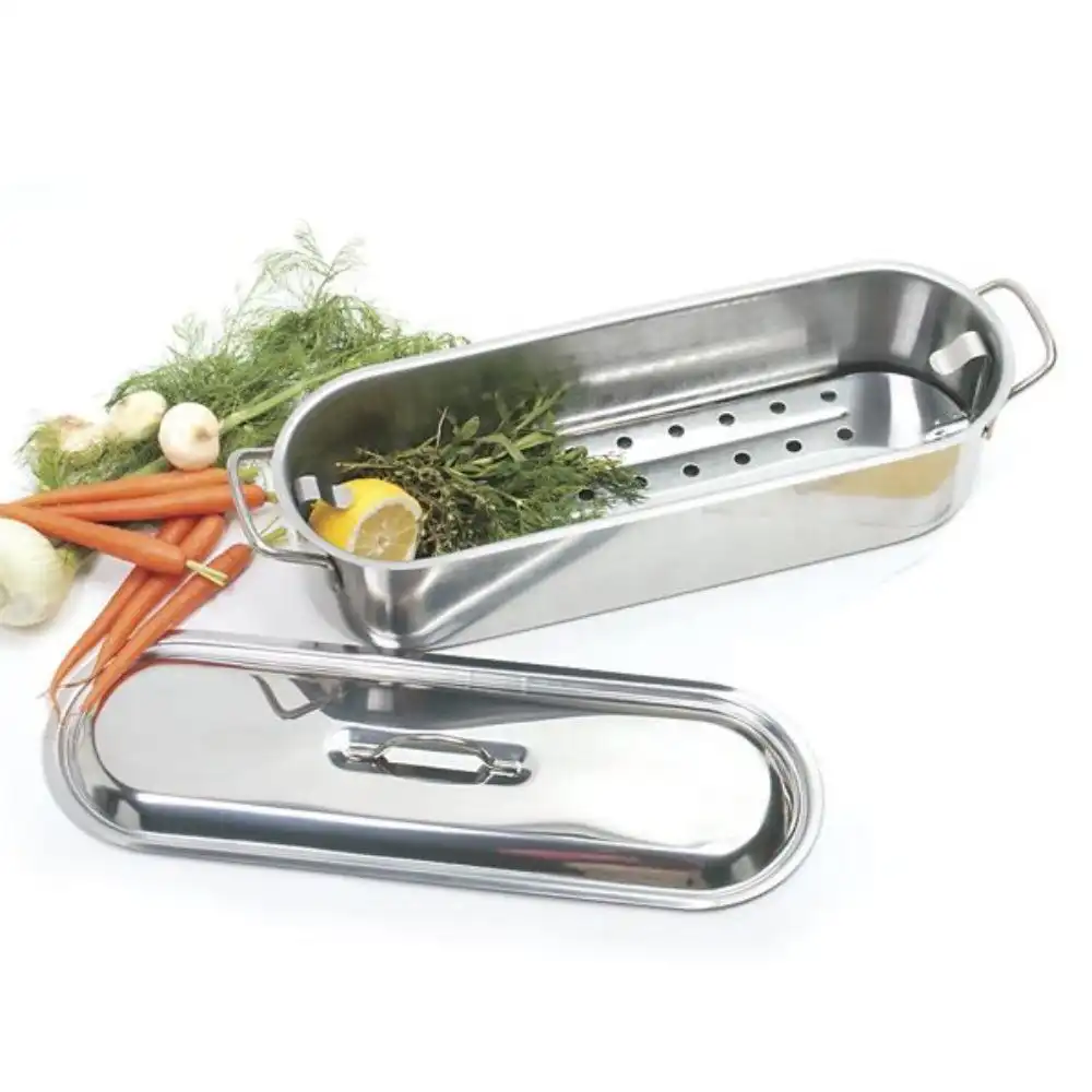 Alternative view of Norpro 18 inch Stainless Steel Fish Poacher