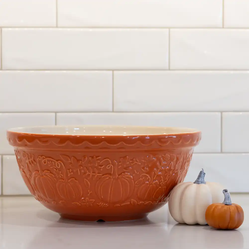 Alternative view of Mason Cash In The Pumpkin Patch 2-Piece Mixing Bowl Set | Autumn Spice