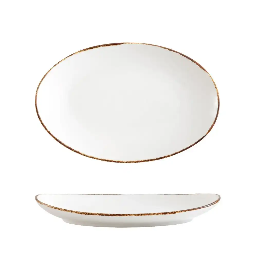 Fortessa Salt Oval Coupe Platter | 12.5" x 8.5"