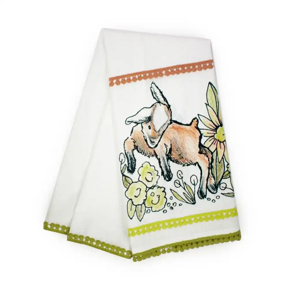 Everything Kitchens Barnyard Baby Animals 19" x 28" Tea Towels (Set of 4) | Assorted