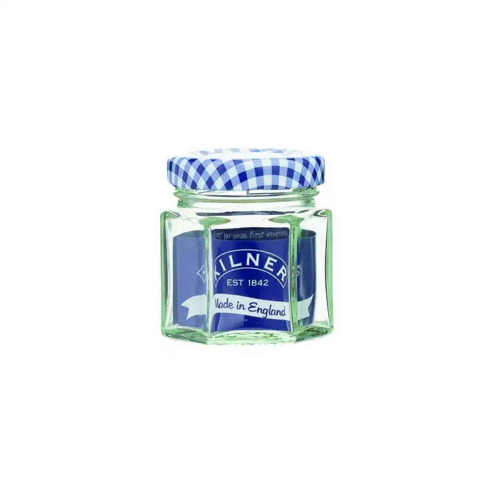 Alternative view of Kilner Twist Top Hexagonal Jar (Blue) | 1.6oz