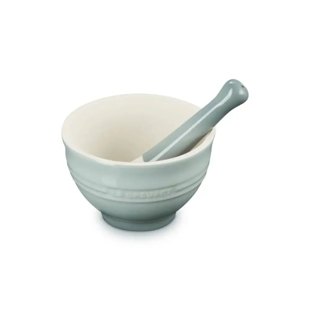 Alternative view of Le Creuset 10oz Mortar & Pestle Set | Sea Salt