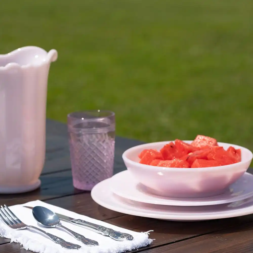 Alternative view of Mosser Glass 10" Plate | Crown Tuscan