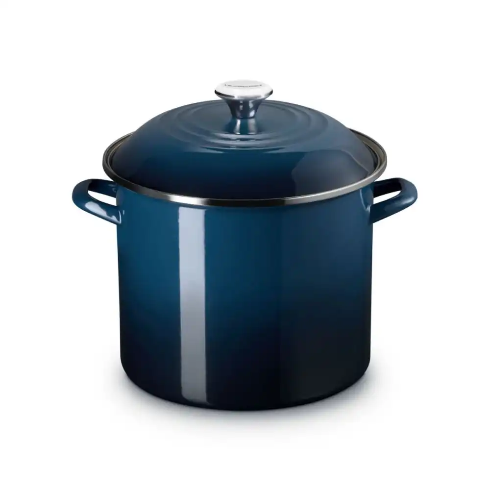 Le Creuset 12 Qt. Enamel On Steel Stockpot with Stainless Steel Knob | Nuit