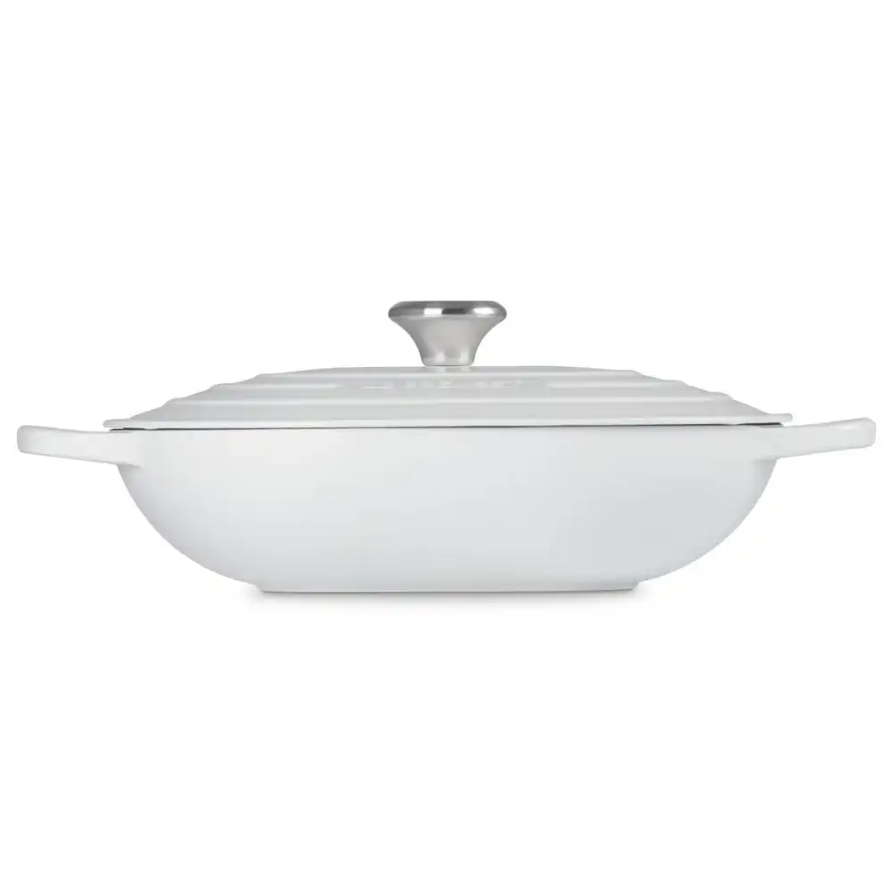 Alternative view of Le Creuset Signature 3.75 Qt. Oval Casserole | White