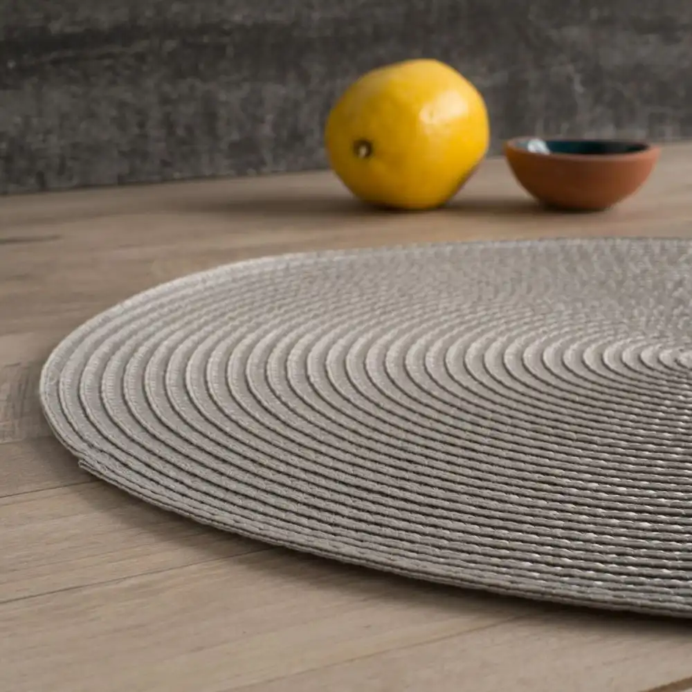 Alternative view of Now Designs by Danica 15" Disko Placemat | Cobblestone