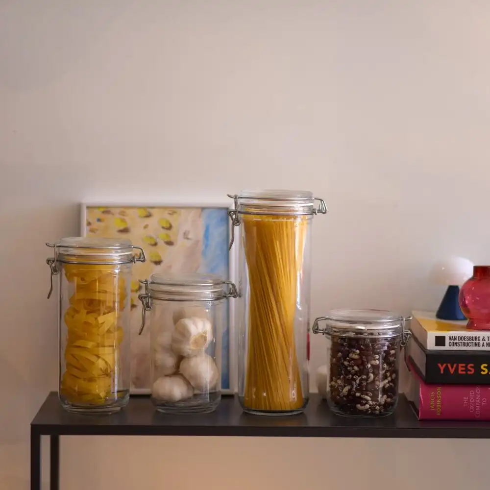 Alternative view of Bormioli Rocco Fido Cylinder Swing Top Canning Jar | 25.25oz (0.75L)