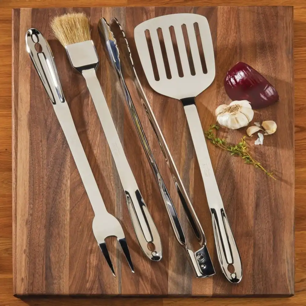 Alternative view of All-Clad Stainless Steel BBQ Tool Set | 4-Piece