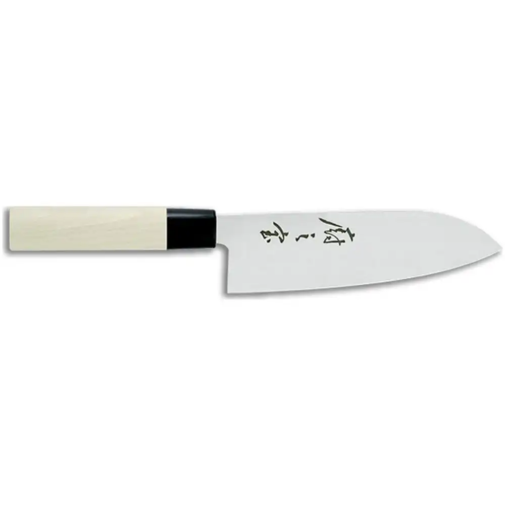 Mercer Asian Knives Collection - 7" Santoku Knife - Granton Edge