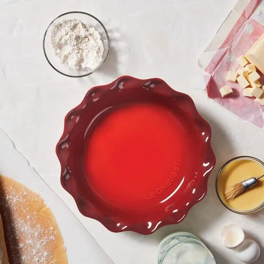 Alternative view of Le Creuset Heritage 4-Piece Stoneware Bakeware Set | Cerise