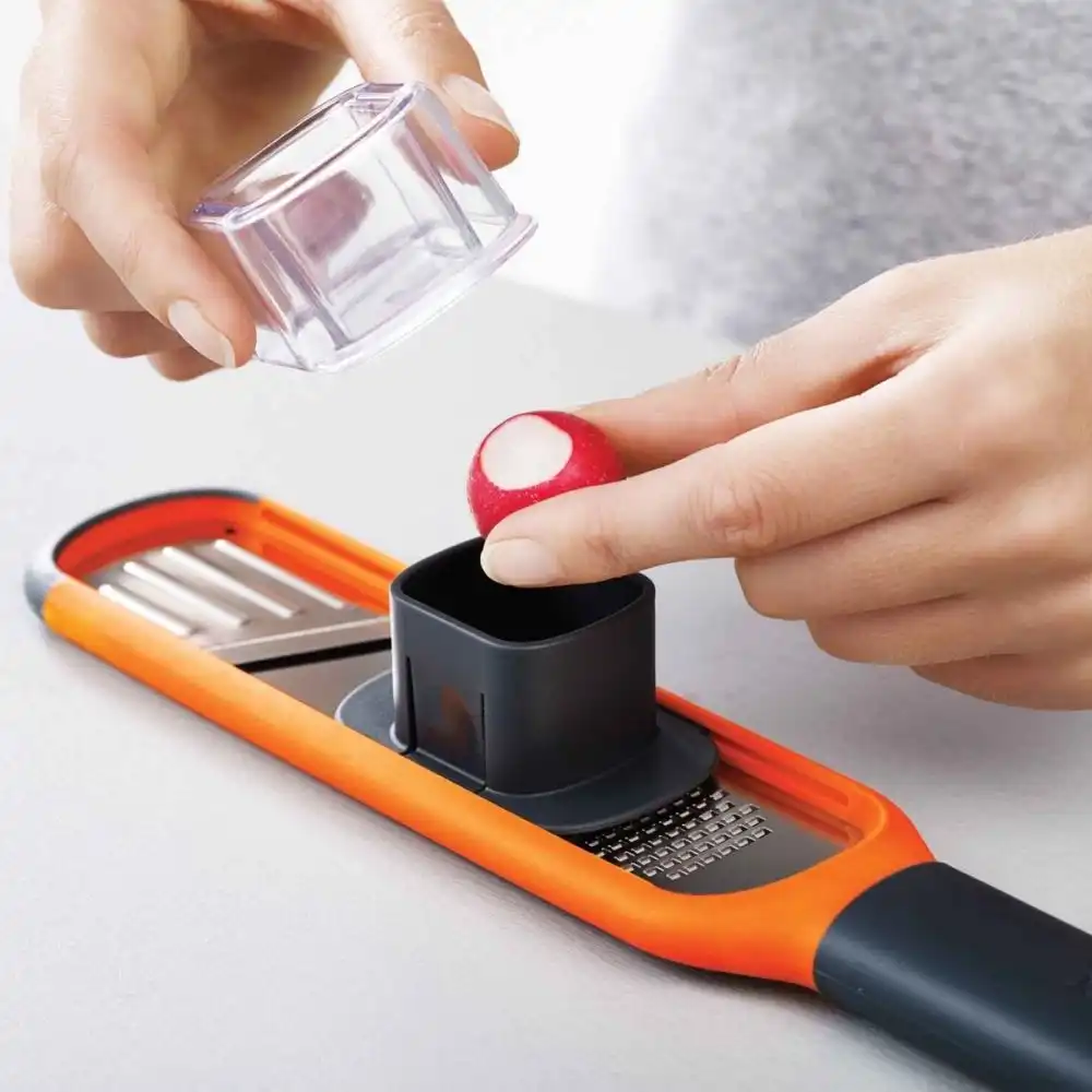Alternative view of Joseph Joseph Handi-Grate™ 2-in-1 Mini Grater & Slicer | Orange