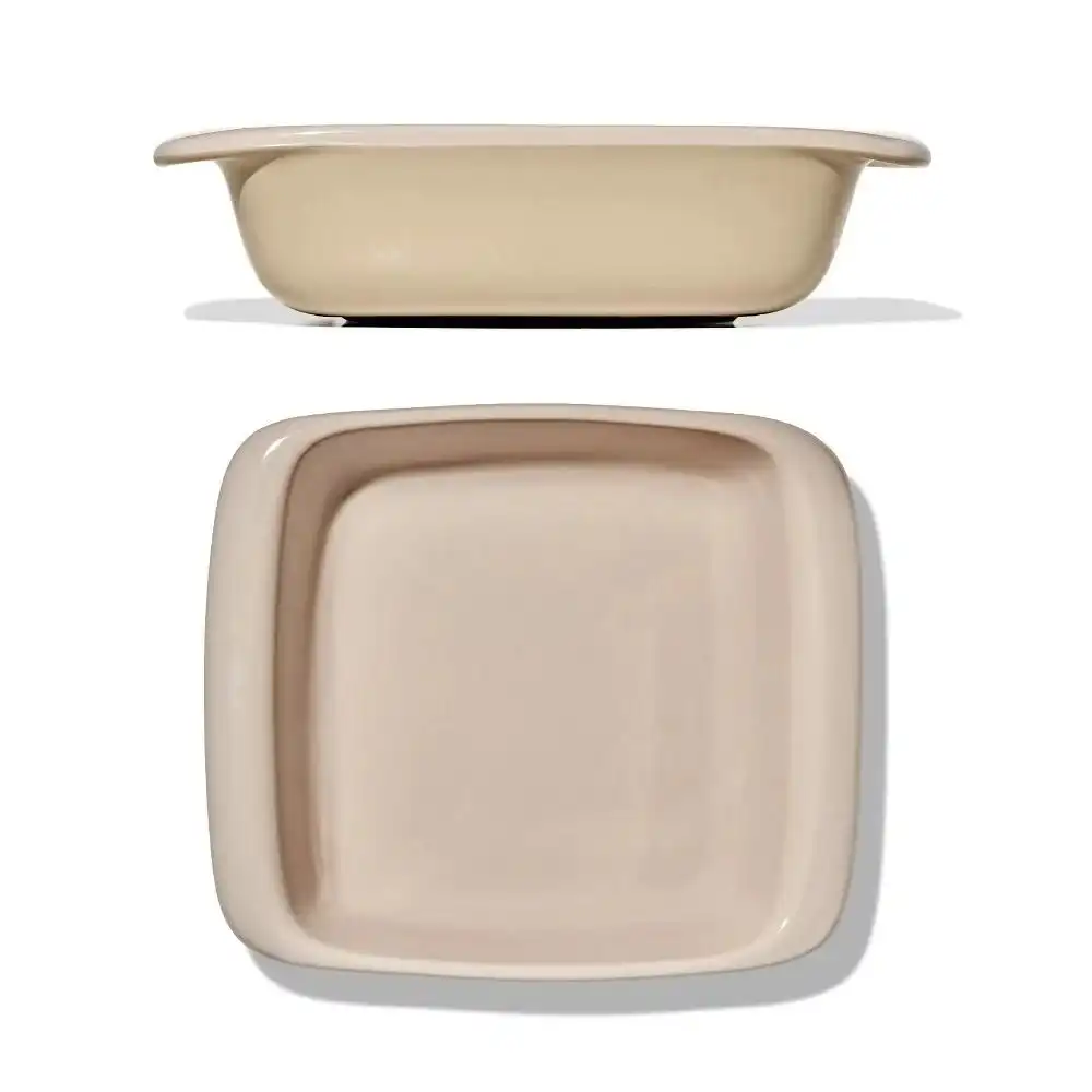 Alternative view of OXO Good Grips 2Qt. Square Stoneware Baking Dish | Biscuit