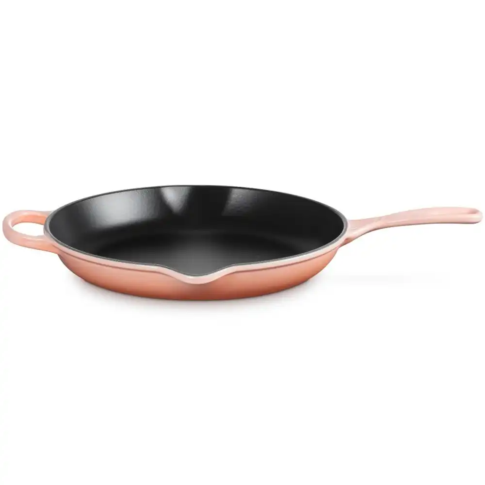 Alternative view of Le Creuset 11.75" Signature Enameled Cast Iron Skillet | Pêche