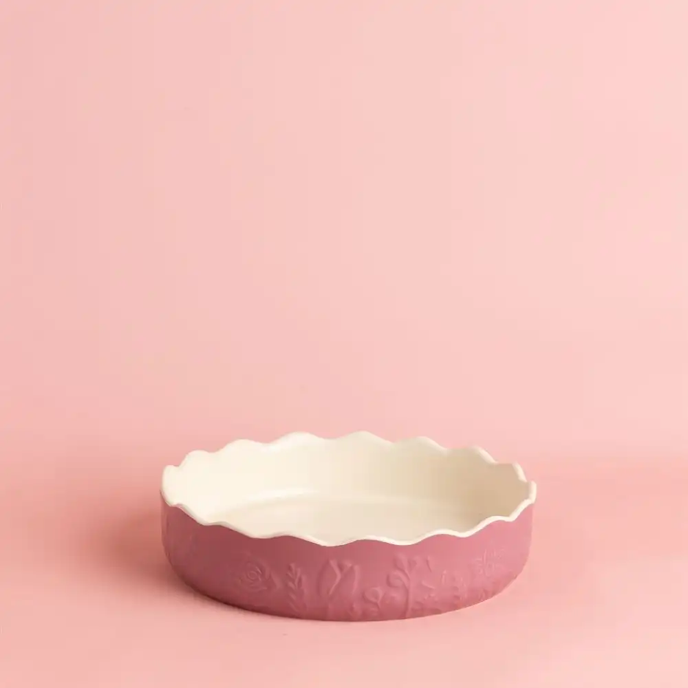 Alternative view of Mason Cash In the Meadow 9" Pie Dish | Pink