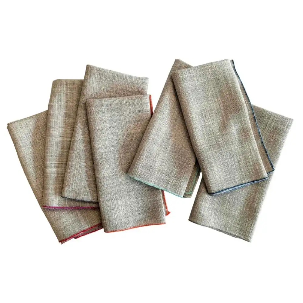 Dot & Army 8-Piece Oatmeal Napkins