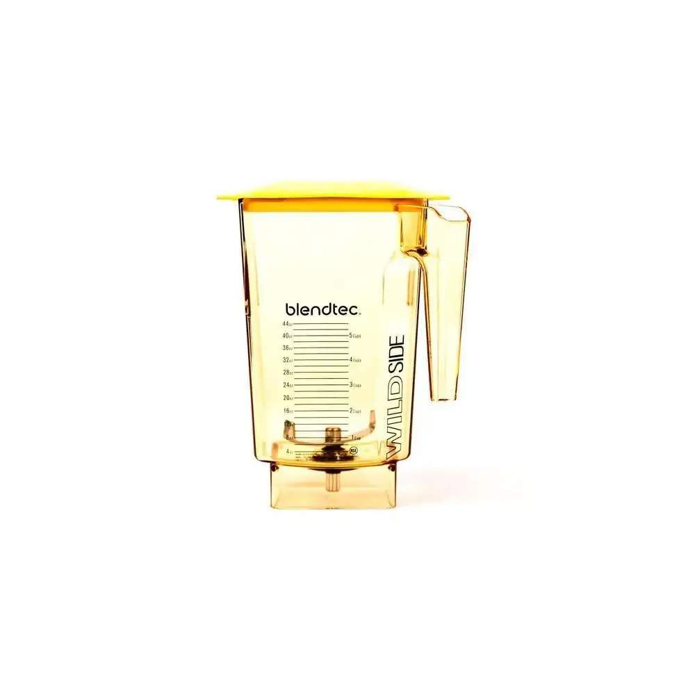 Blendtec Commercial WildSide Blender Jar | Yellow with Hard Lid