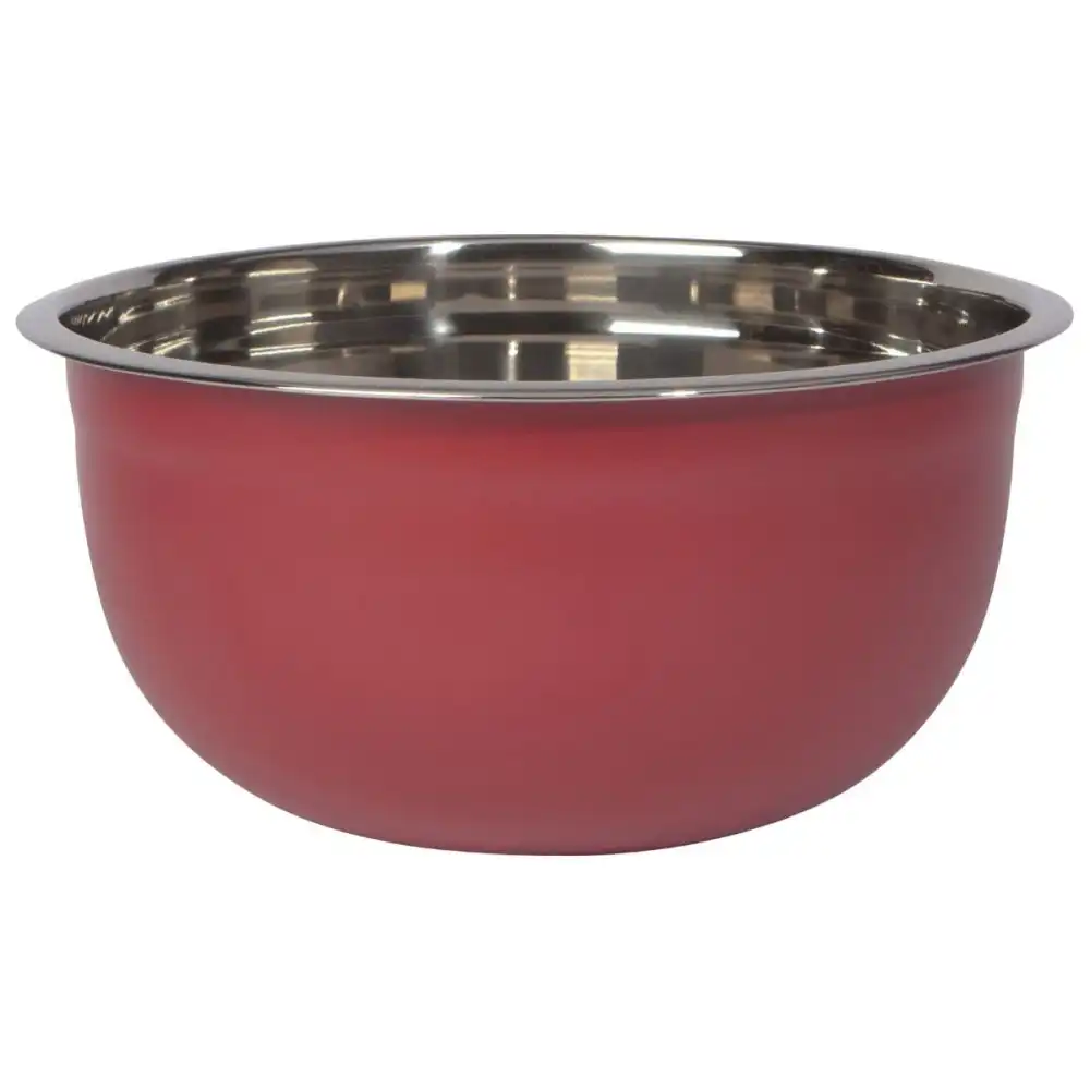 Alternative view of Now Designs by Danica Stainless Steel Mixing Bowls (Set of 3) | Matte Carmine