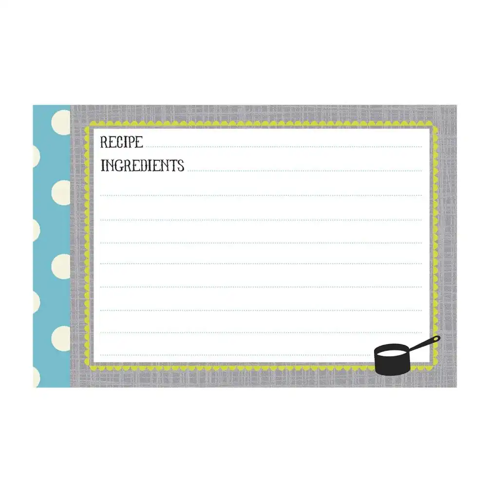 C.R. Gibson 4" x 6" Recipe Cards | Kitchen Gear