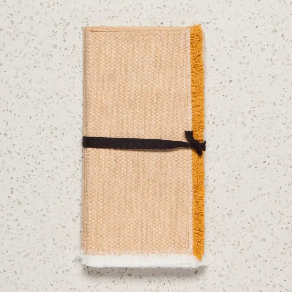 Alternative view of Danica Heirloom 18" Chambray Napkins (Set of 4) | Ochre