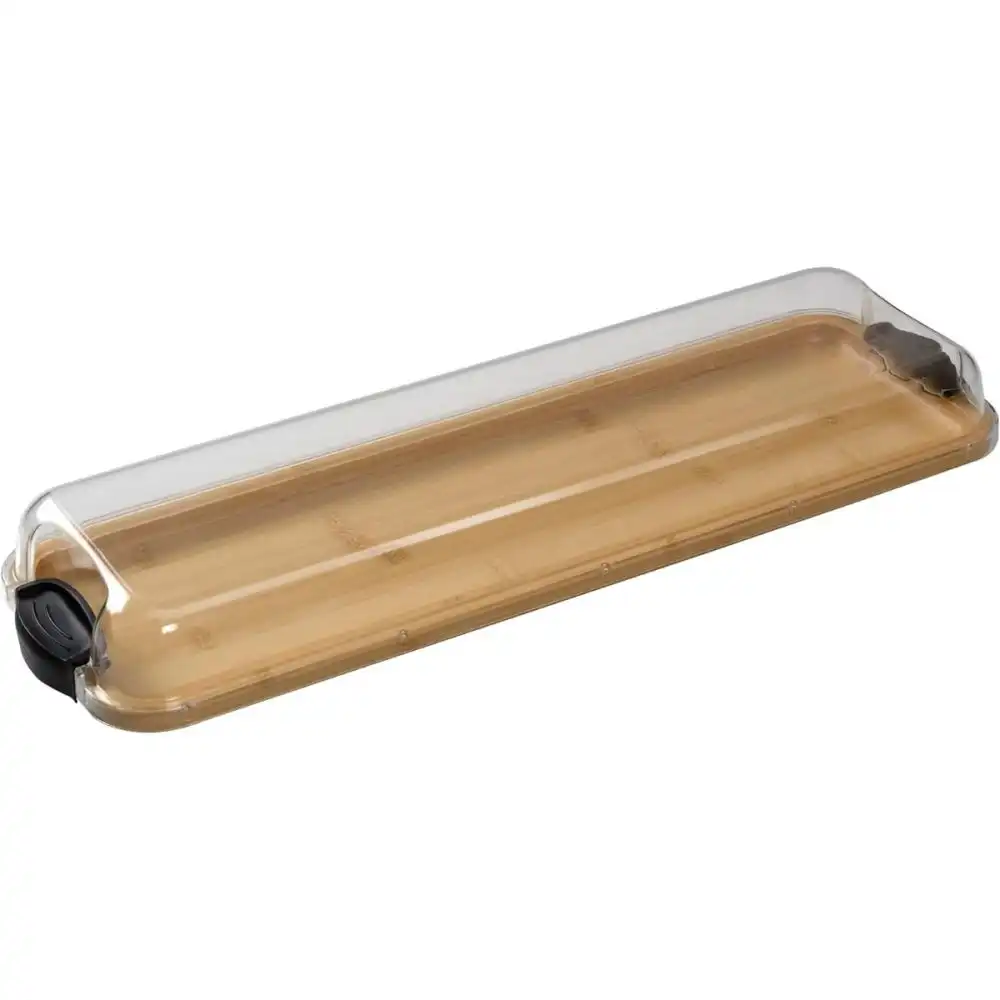 Alternative view of Farberware Build-A-Board 1-Compartment Rectangular Travel Charcuterie Board | Bamboo