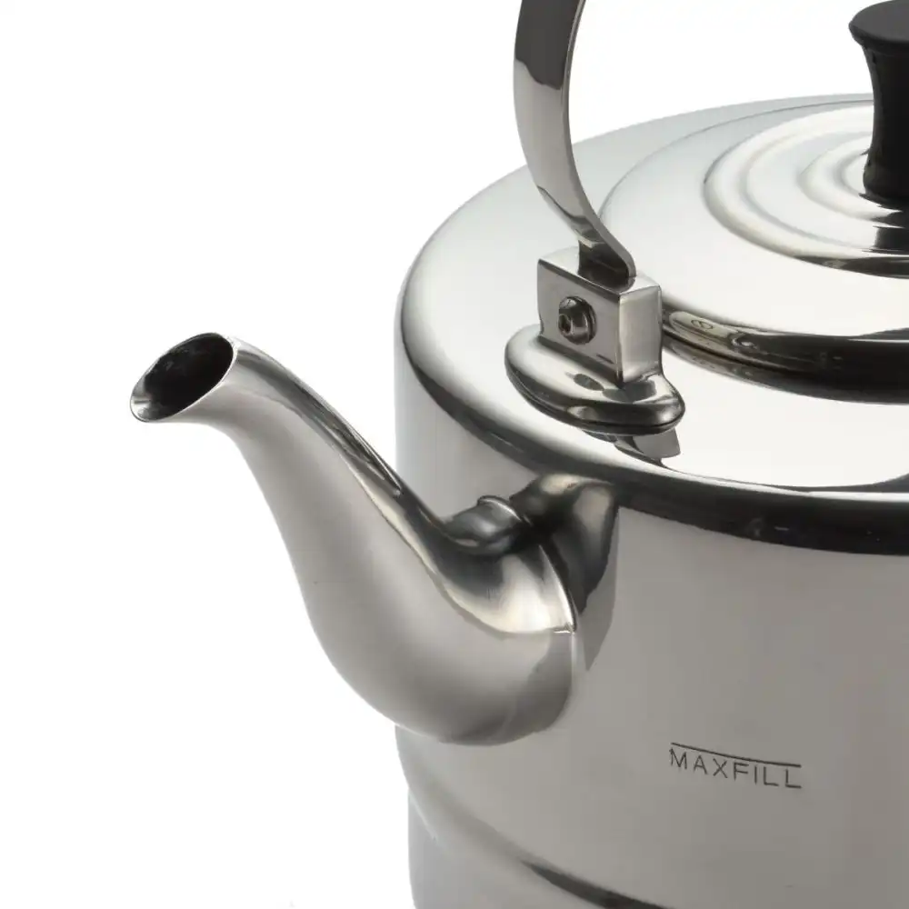 Alternative view of BonJour 2 Qt. Gooseneck Tea Kettle | Stainless Steel with Copper Base