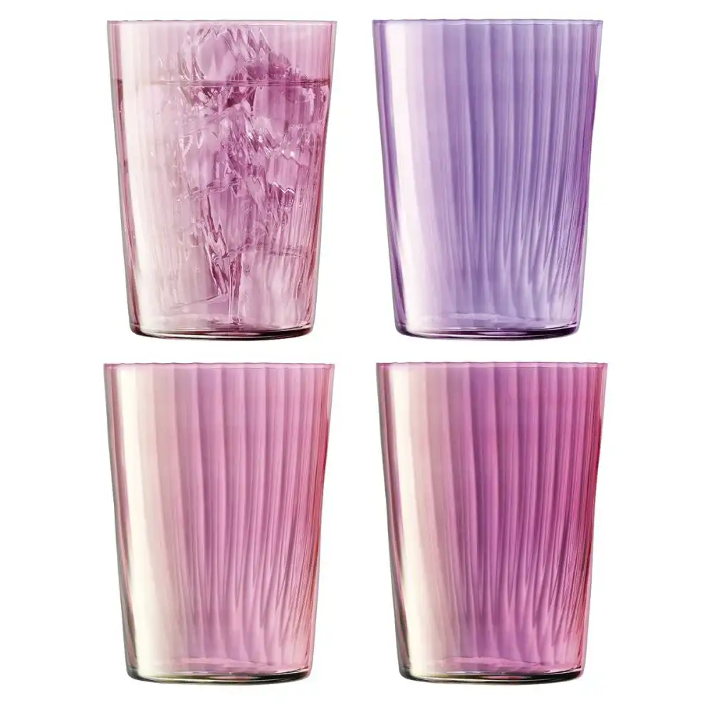 LSA Gems 19 oz Assorted Tumbler (Set of 4) | Assorted Garnet