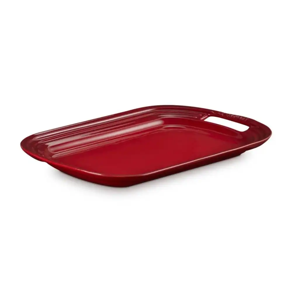 Alternative view of Le Creuset 16.25" Serving Platter | Cerise