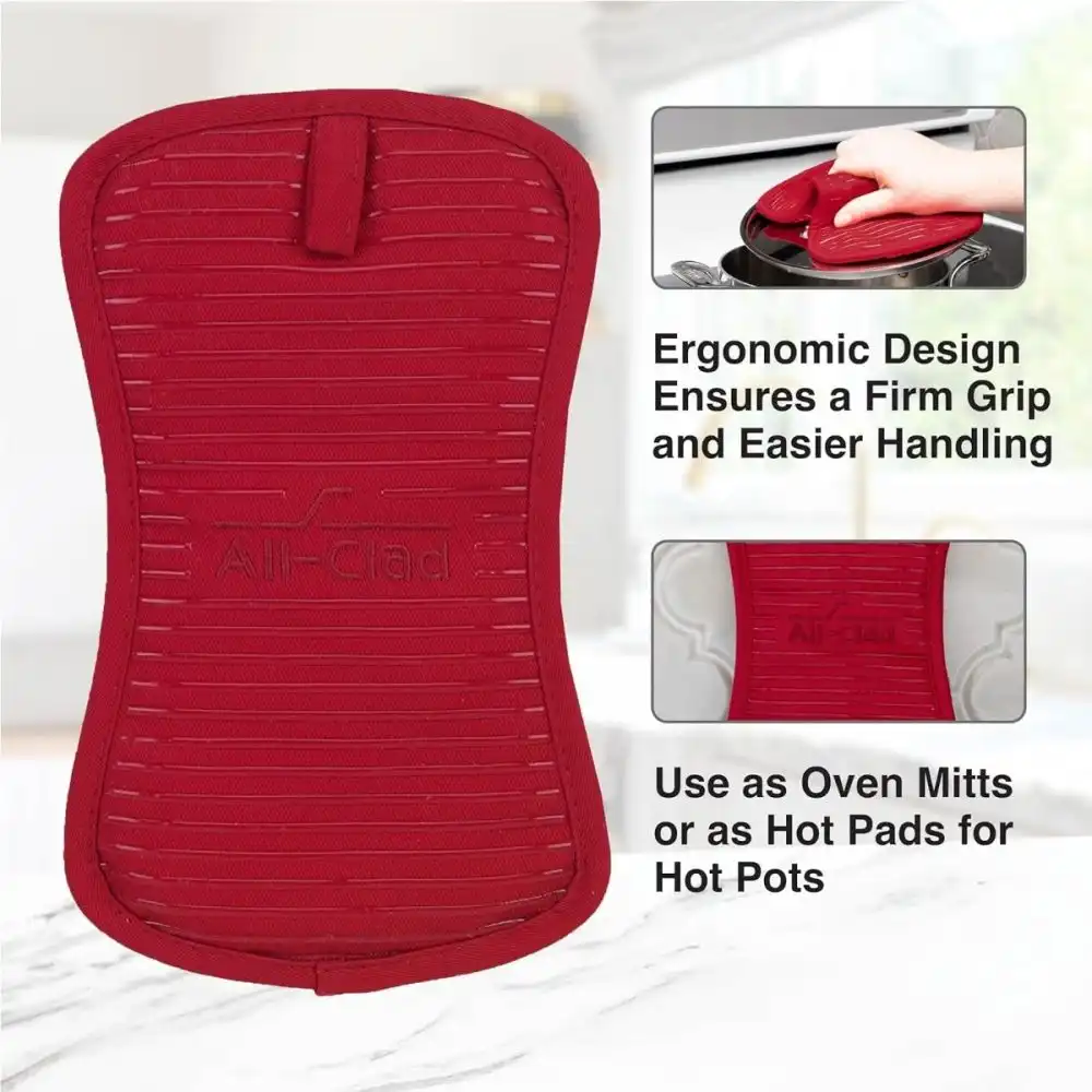 Alternative view of All-Clad Silicone Pot Holder | Chili