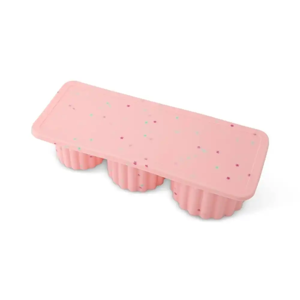 Alternative view of Core Home Silicone Ribbed Ring Tumbler Ice Mold