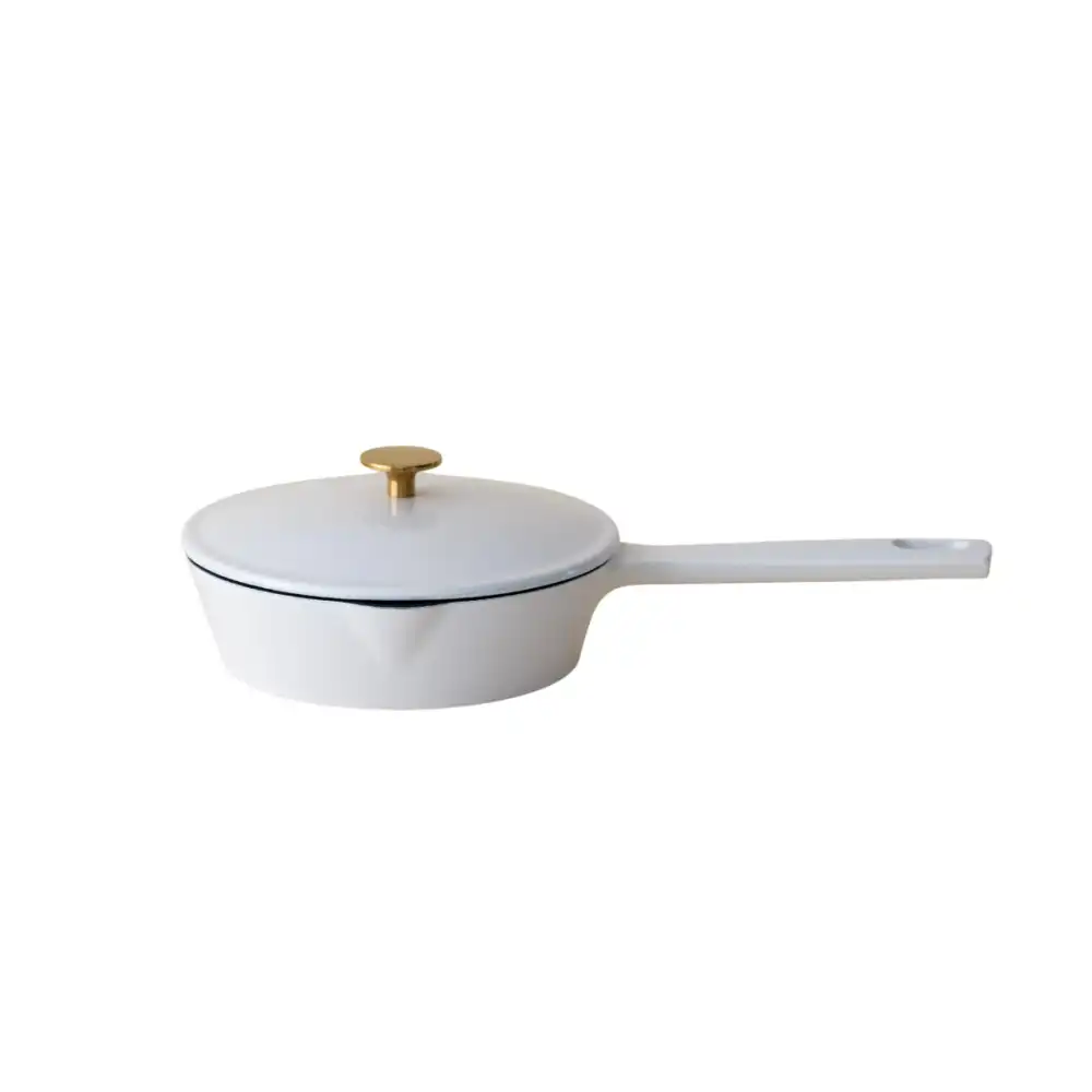 Kana Milo 6" Micro Skillet with Lid | White