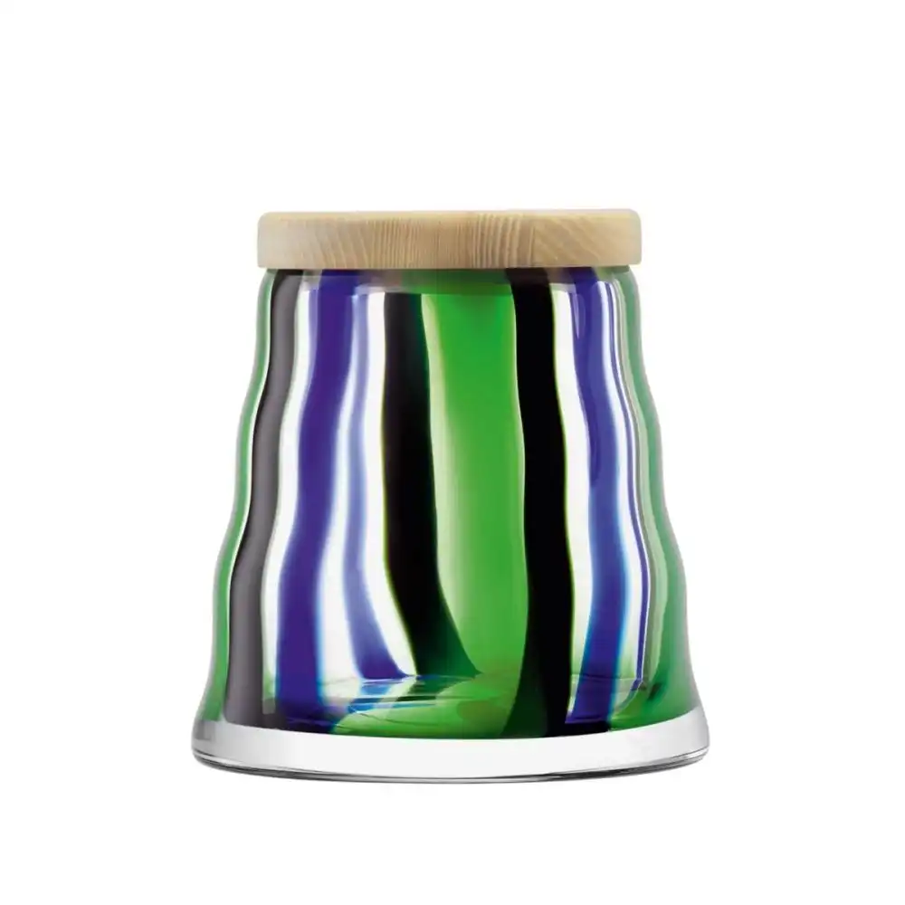 LSA Folk Container & Ash Lid | Black, Blue & Green